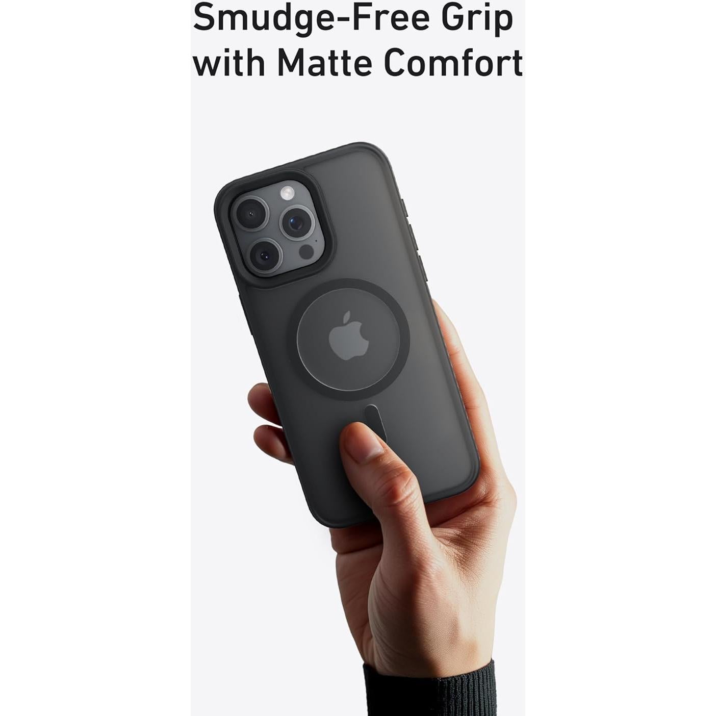 Funda Magnética Anker MagGo para iPhone 15, Ultra-Fina, Negra