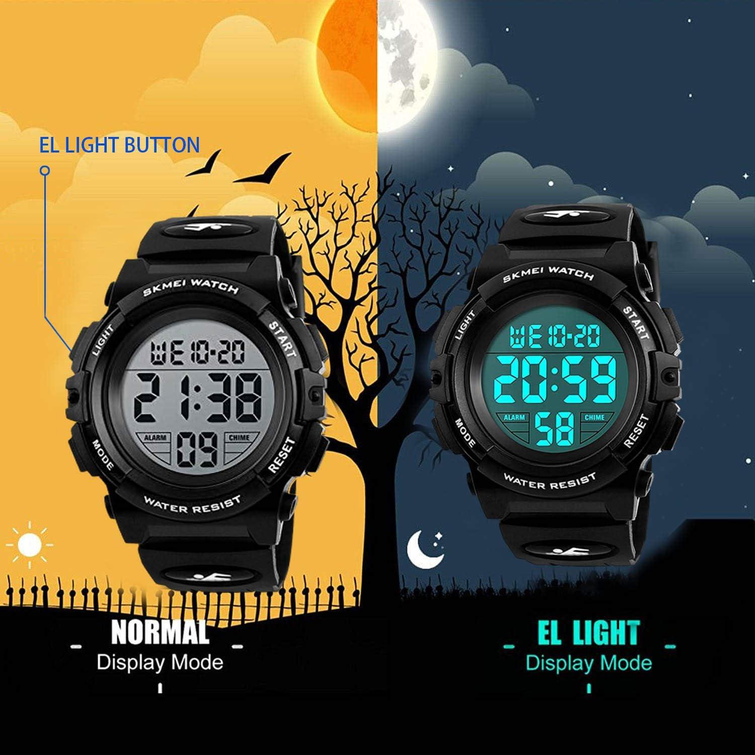 Reloj Deportivo Digital Cofuo para Niños Impermeable LED