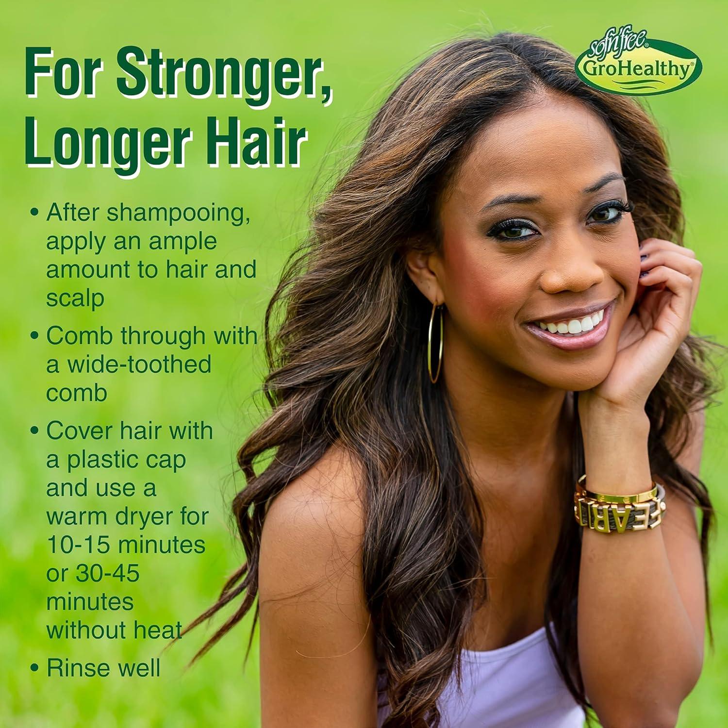 Acondicionador Profundo SofnFree GroHealthy 50ml - Proteína de Leche y Aceite de Oliva