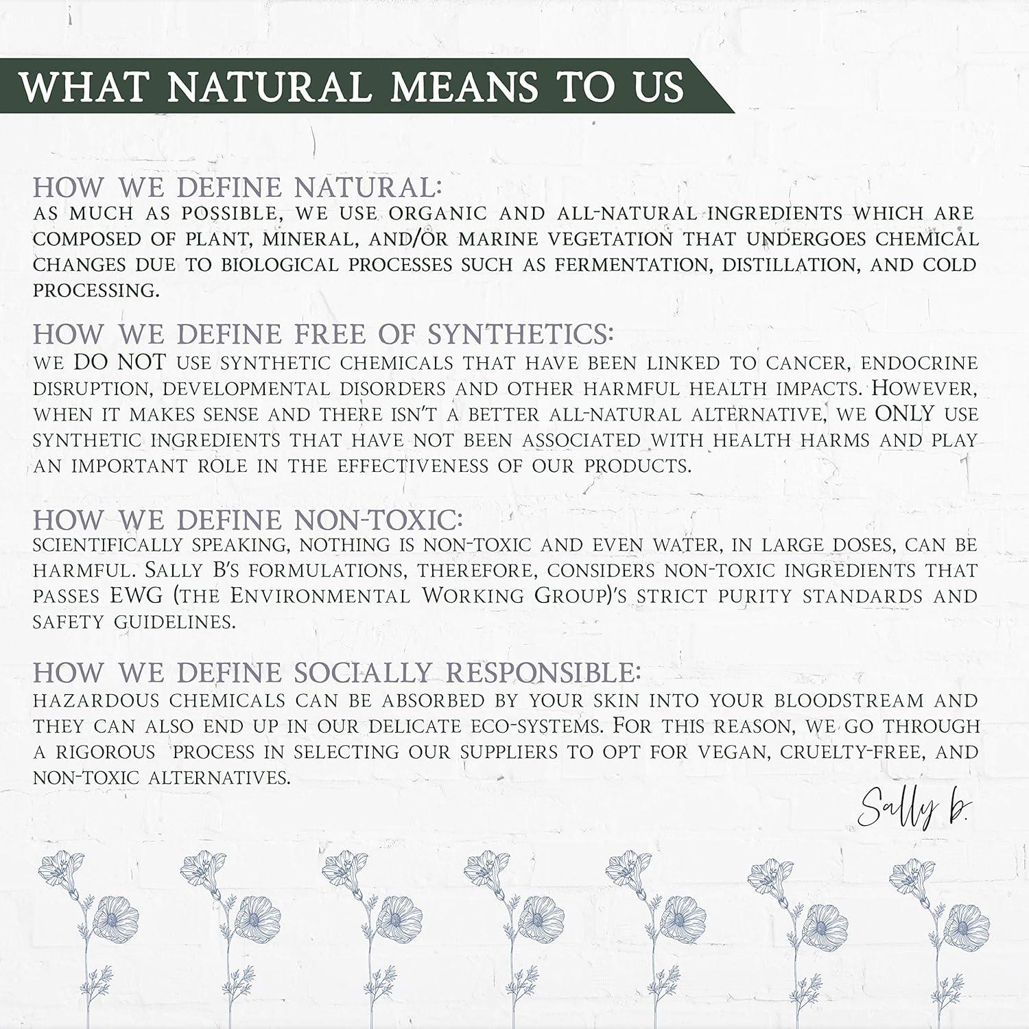 Crema de Manos Hidratante Sally B - Lavanda 113.4 g - EWG