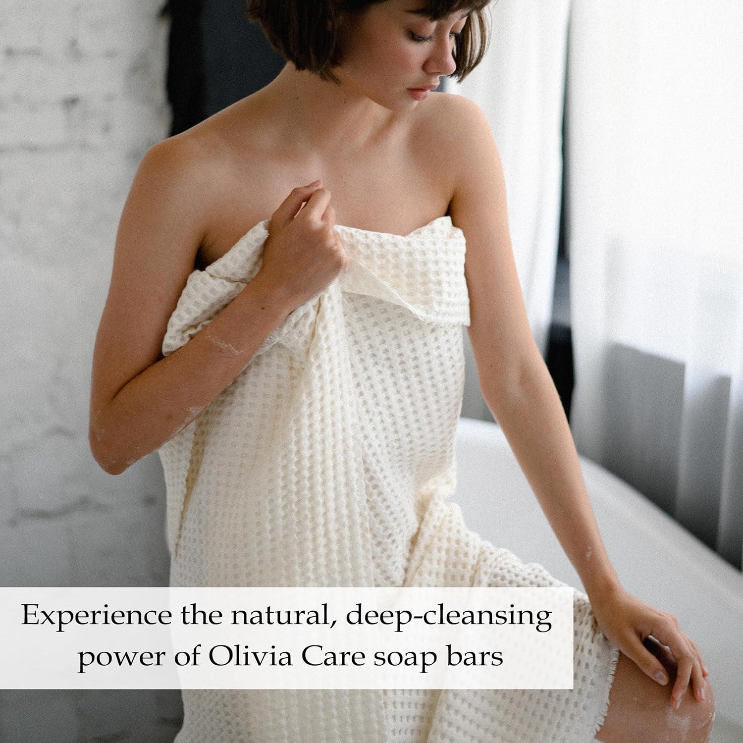 Jabón en Barra Arcilla Rosa Olivia Care 226.8 g Natural Vegano