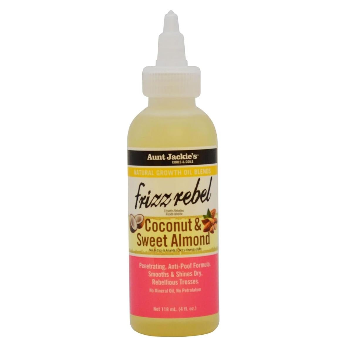 Aceite Natural Anti-Frizz Aunt Jackie 113.4 g - Coco y Almendra