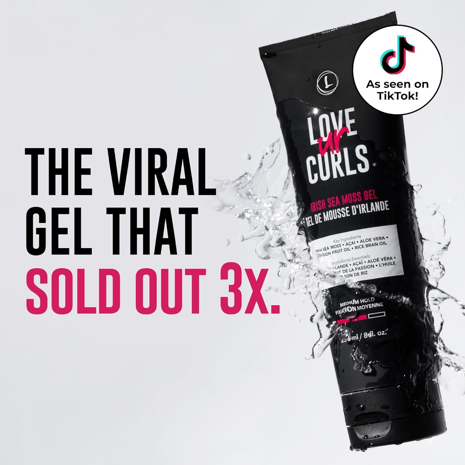 Gel para Cabello Love Ur Curls 236mL - Rizos Definidos y Hidratados