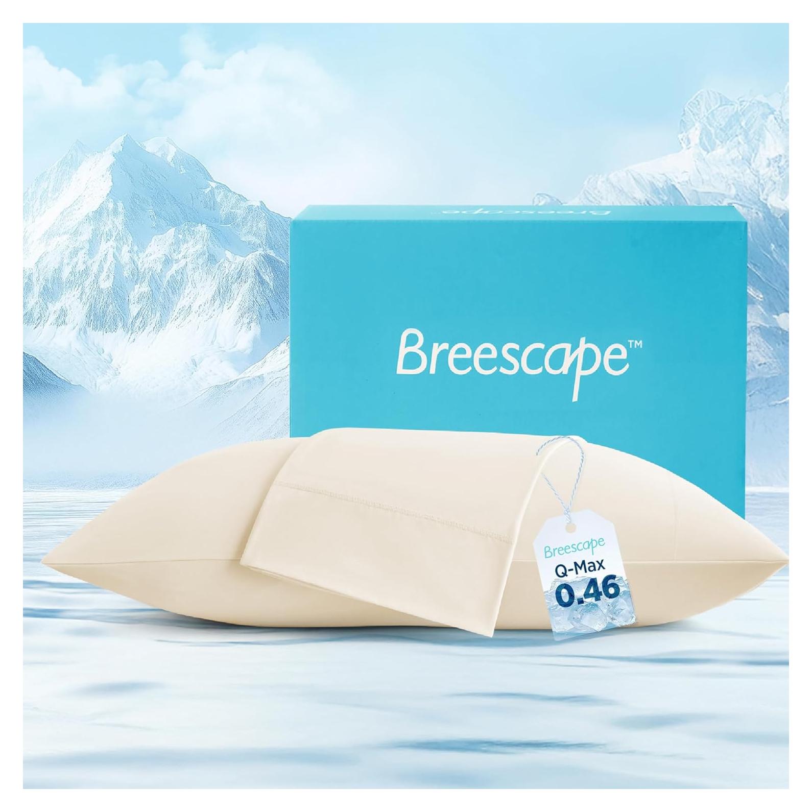 Funda de Almohada Refrigerante Breescape Estándar Reina 50.8x76.2cm