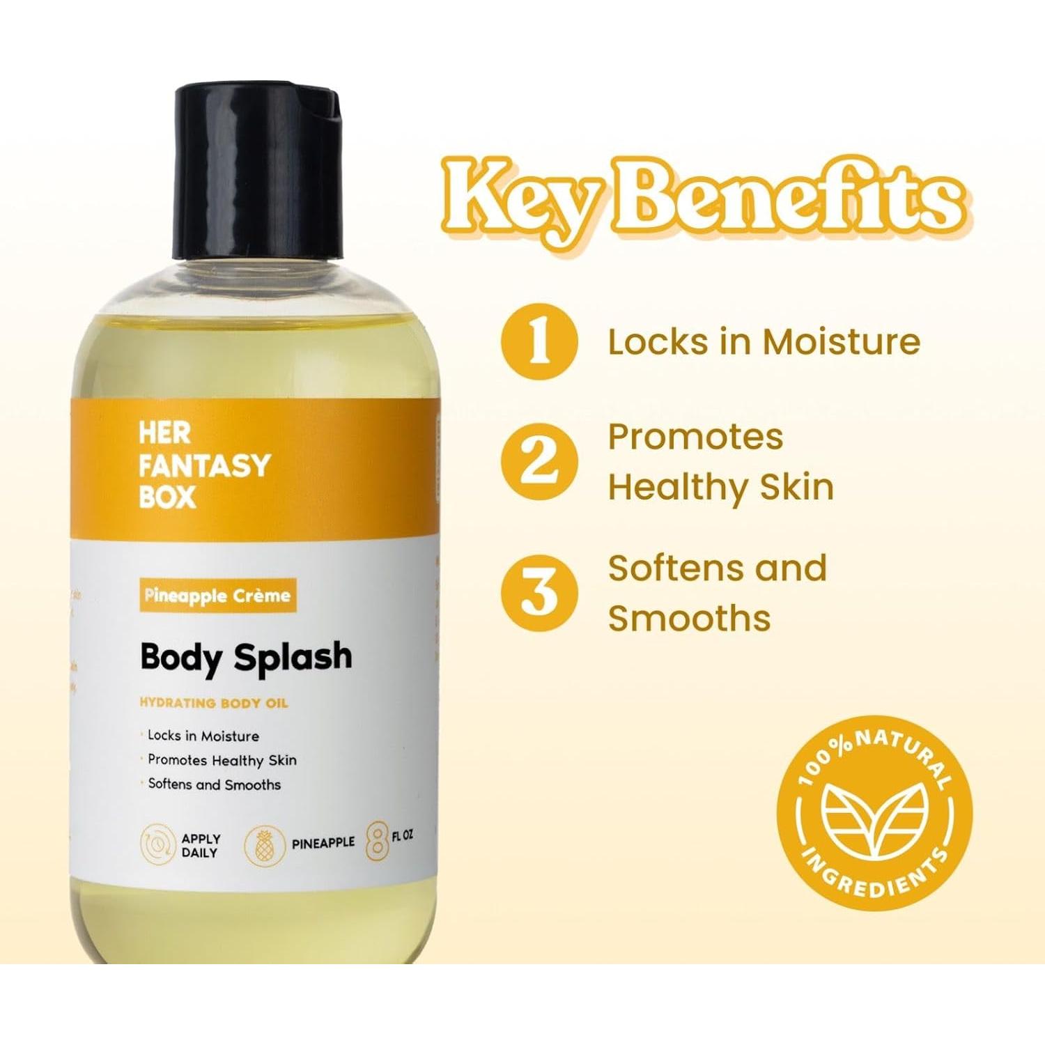 Aceite Hidratante Corporal Her Fantasy Box 236 ml Piña Natural