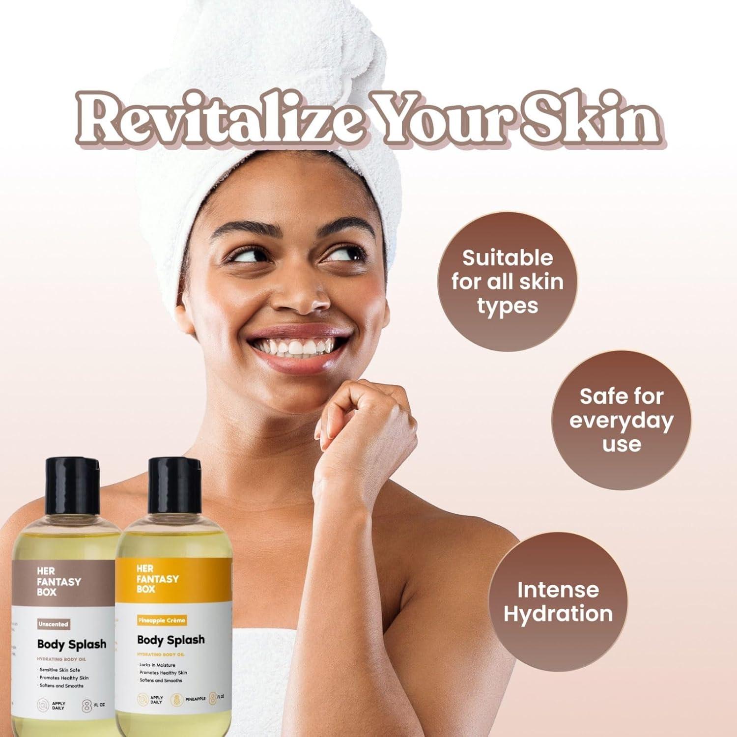 Aceite Hidratante Corporal Her Fantasy Box 236 ml Piña Natural