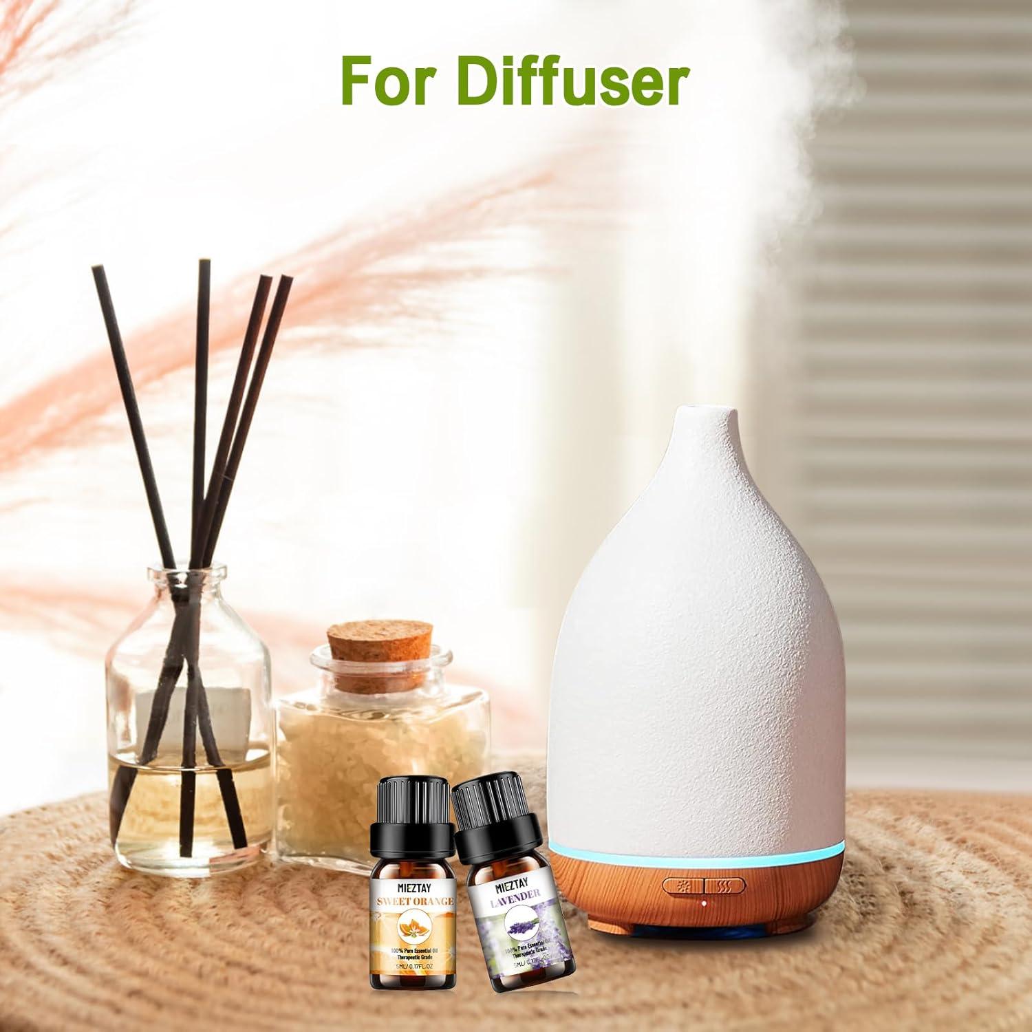 Juego de 10 Aceites Esenciales Mieztay 5ML Aromaterapia