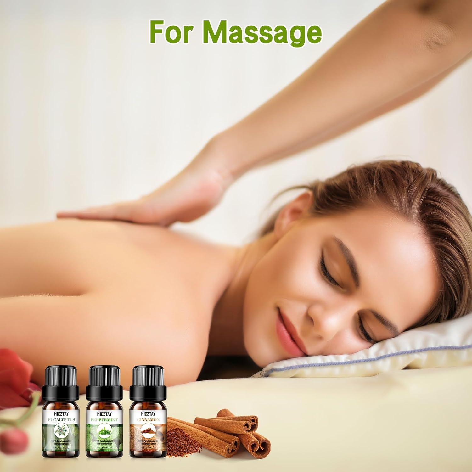 Juego de 10 Aceites Esenciales Mieztay 5ML Aromaterapia