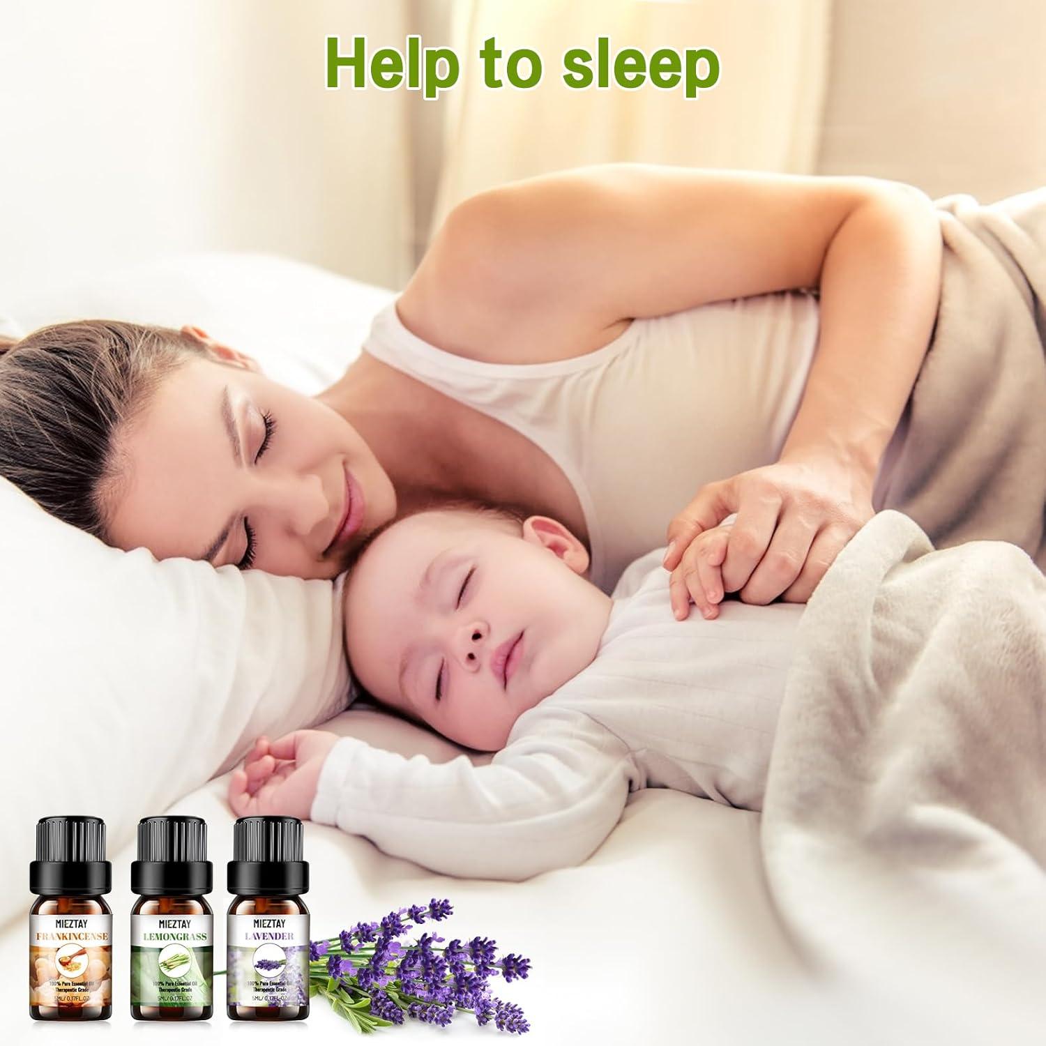 Juego de 10 Aceites Esenciales Mieztay 5ML Aromaterapia