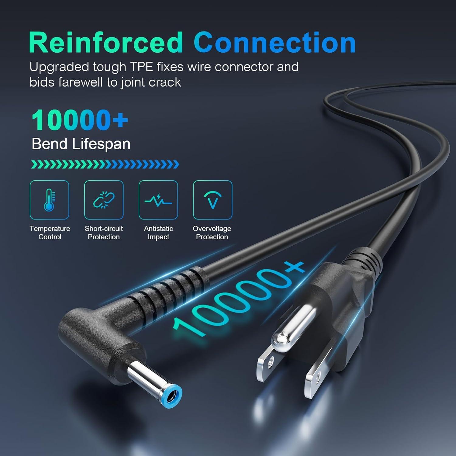 Cargador de Laptop HP 45W Adaptador CA Compatible