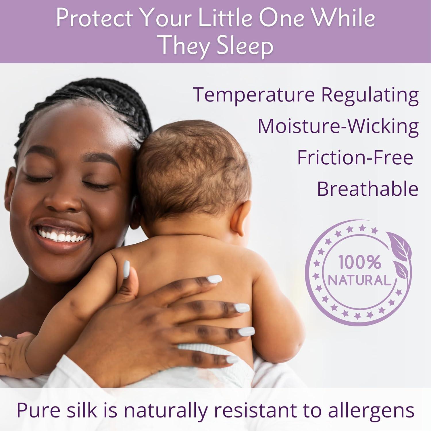 Funda de Almohada de Seda Mulberry Park 33x46 cm Azul