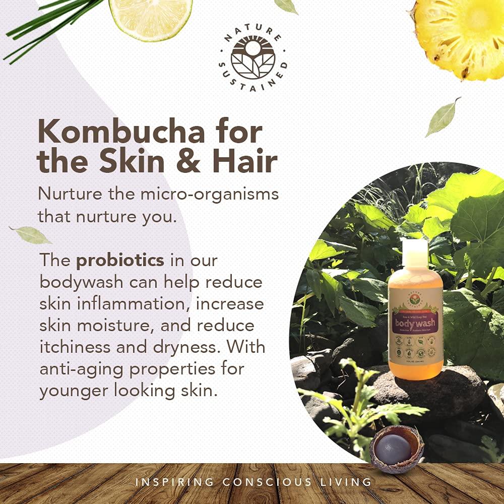 Jabón Corporal Orgánico Nature Sustained 255 g - Hierba Limón