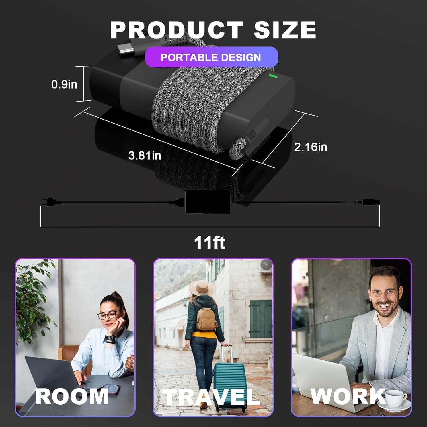 Cargador USB Tipo C 65W para Laptop HP Spectre Envy