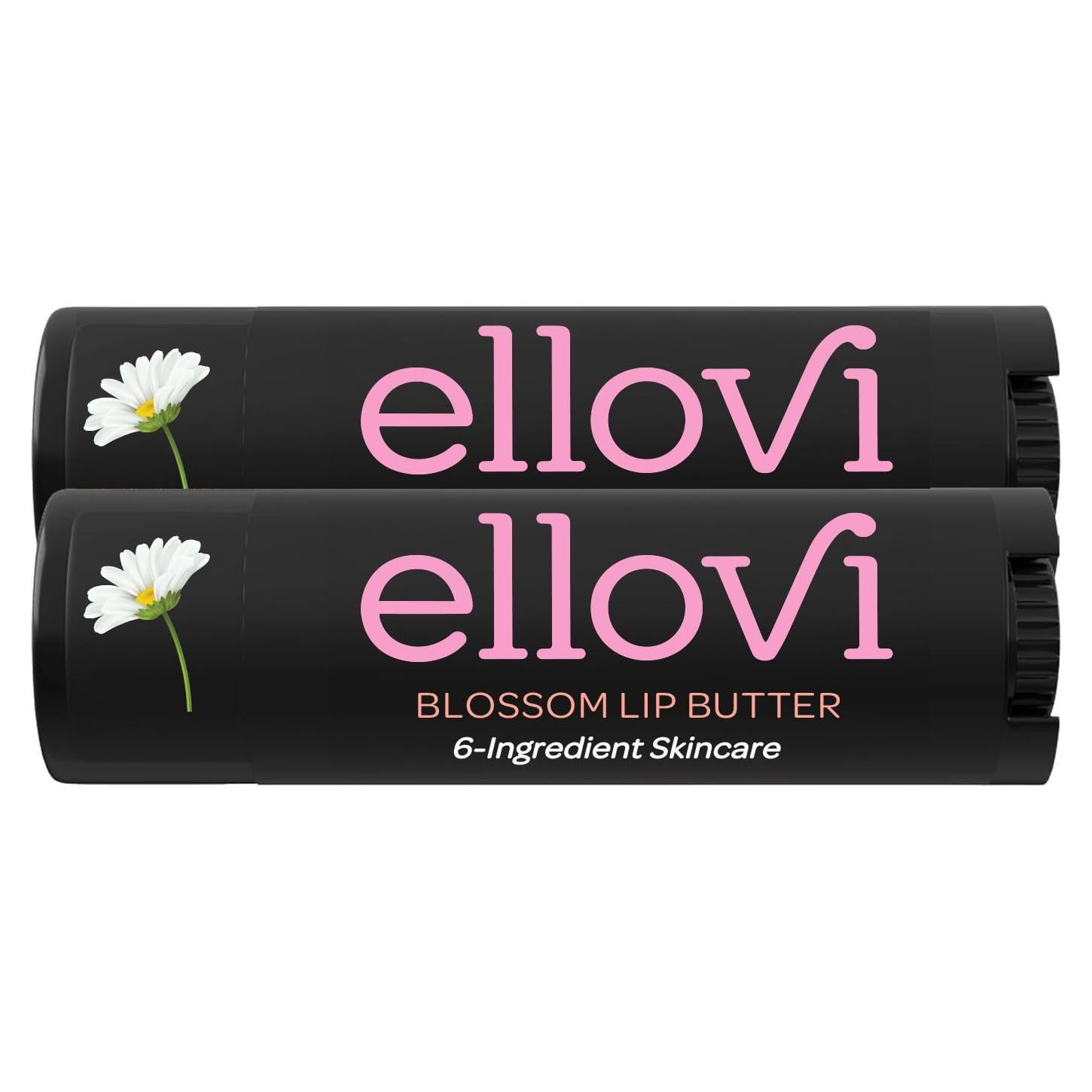 Bálsamo Labial Natural Ellovi 2-Pack - 100% Vegano y Orgánico