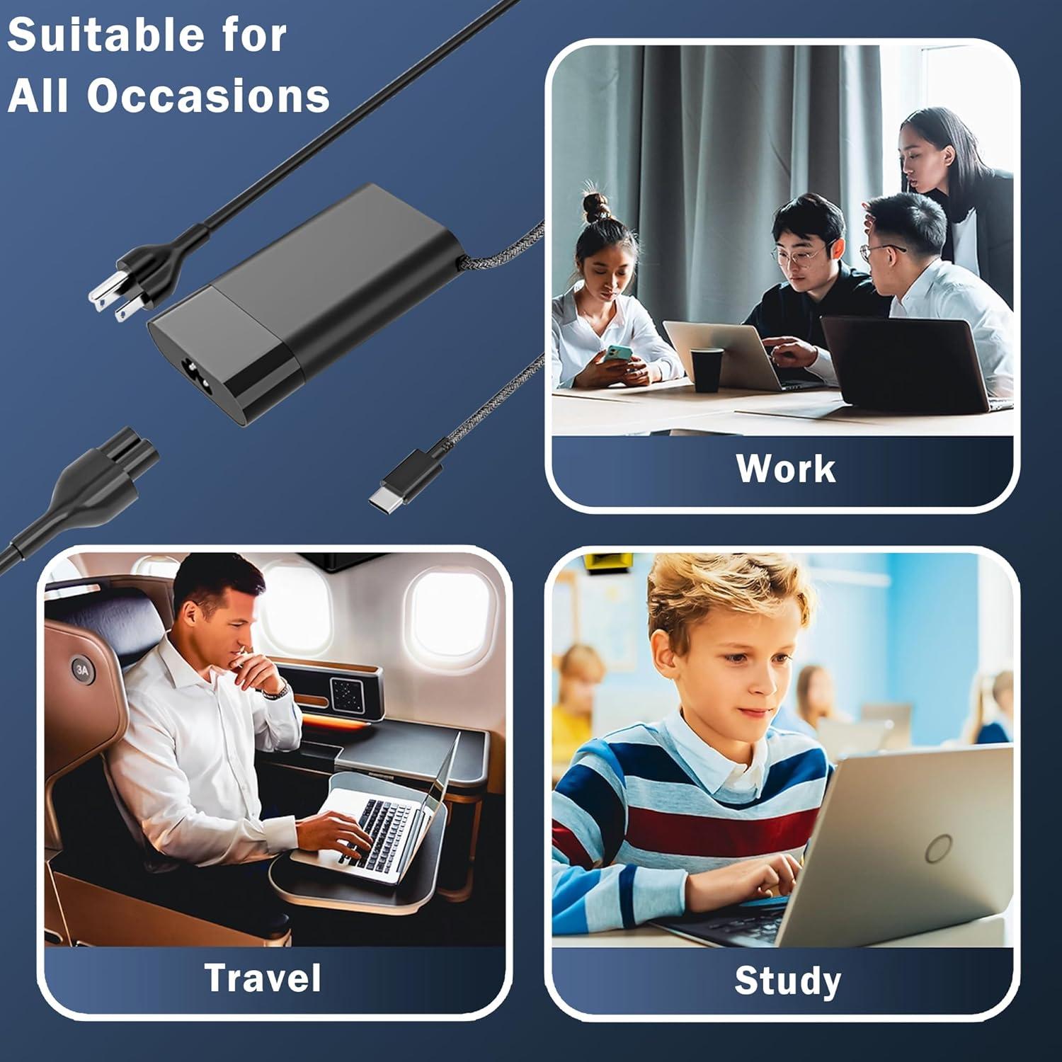 Cargador USB C 65W HP Spectre Elitebook Envy ProBook