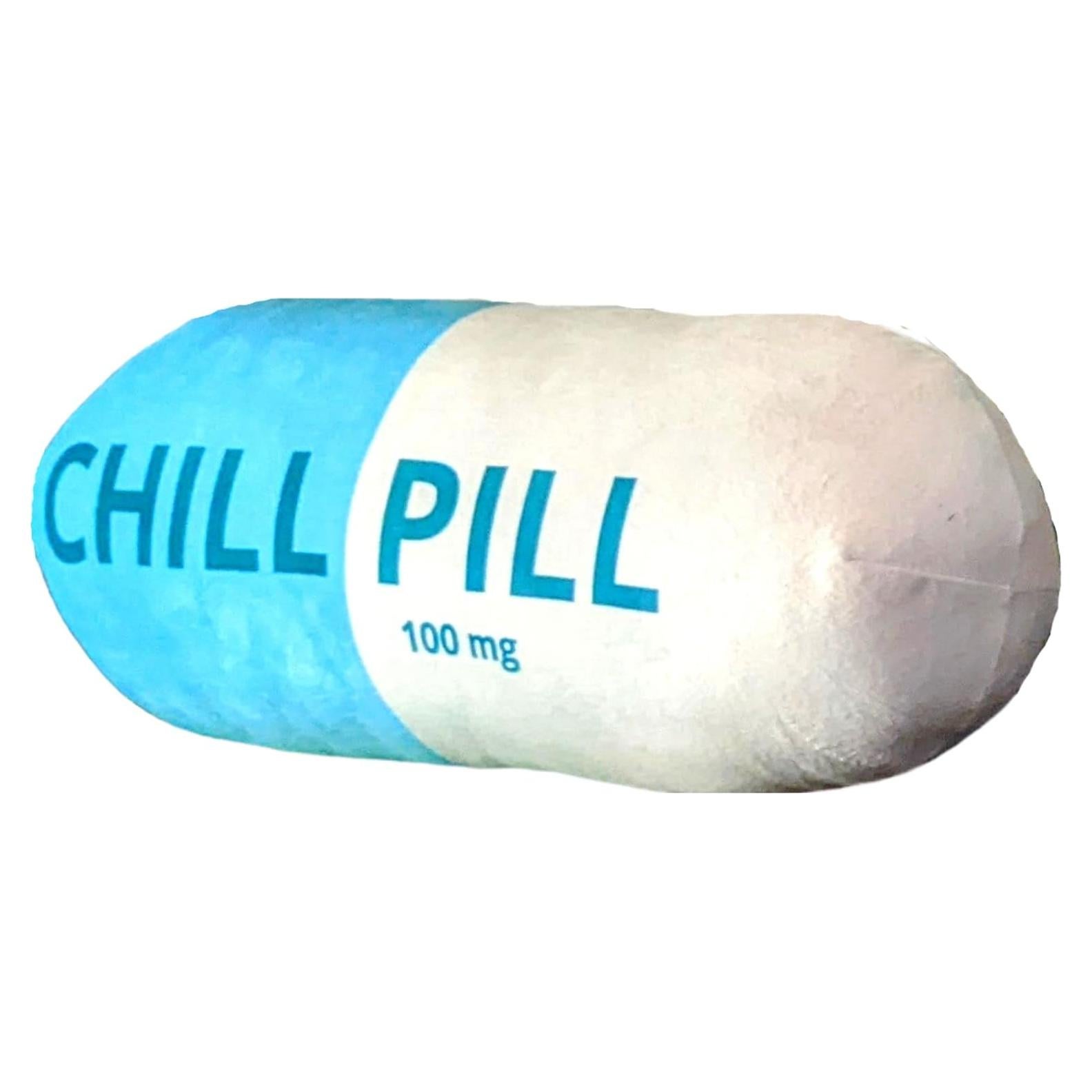 Almohada Decorativa Chill Pill MRJ Products Azul 43x16.5 cm