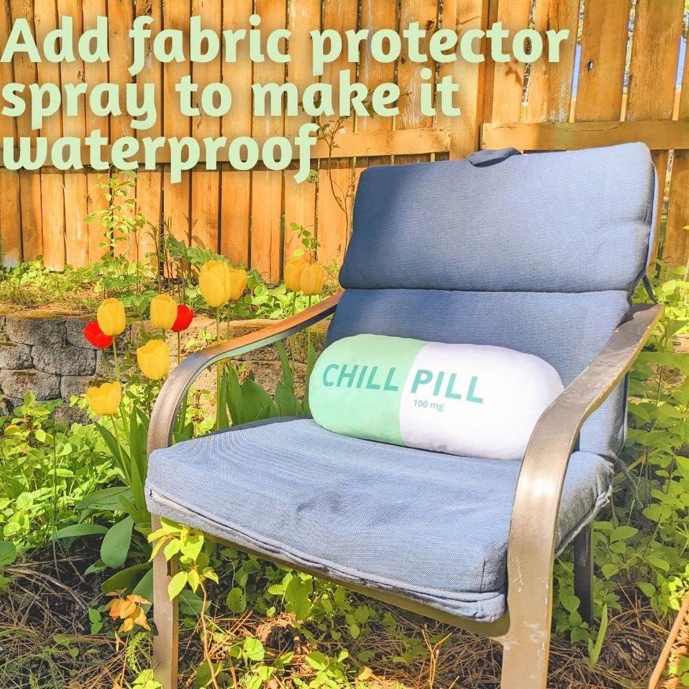 Almohada Decorativa Chill Pill MRJ Products Azul 43x16.5 cm