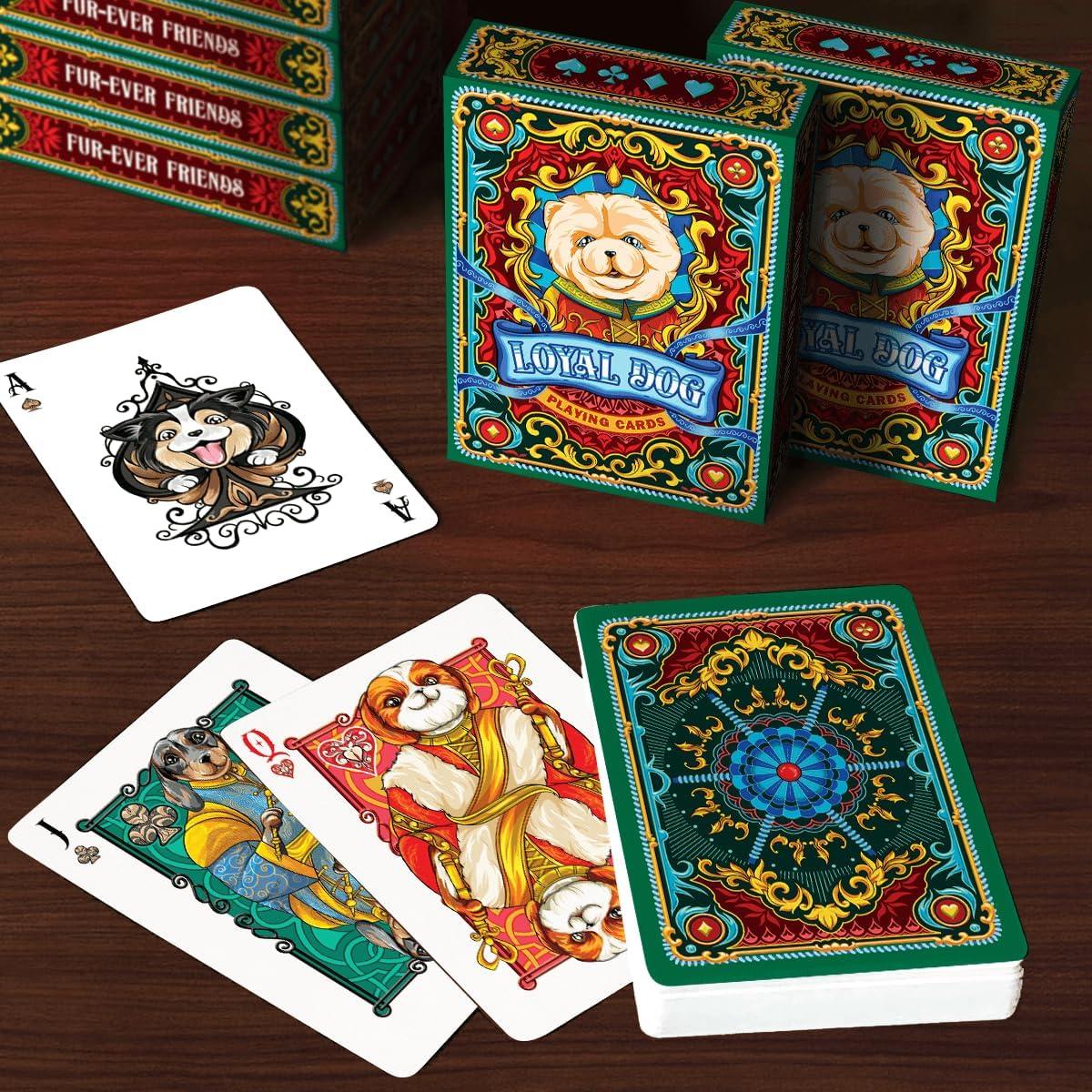 Cartas de Juego 99FOX Perro Leal 54 Piezas para Adultos