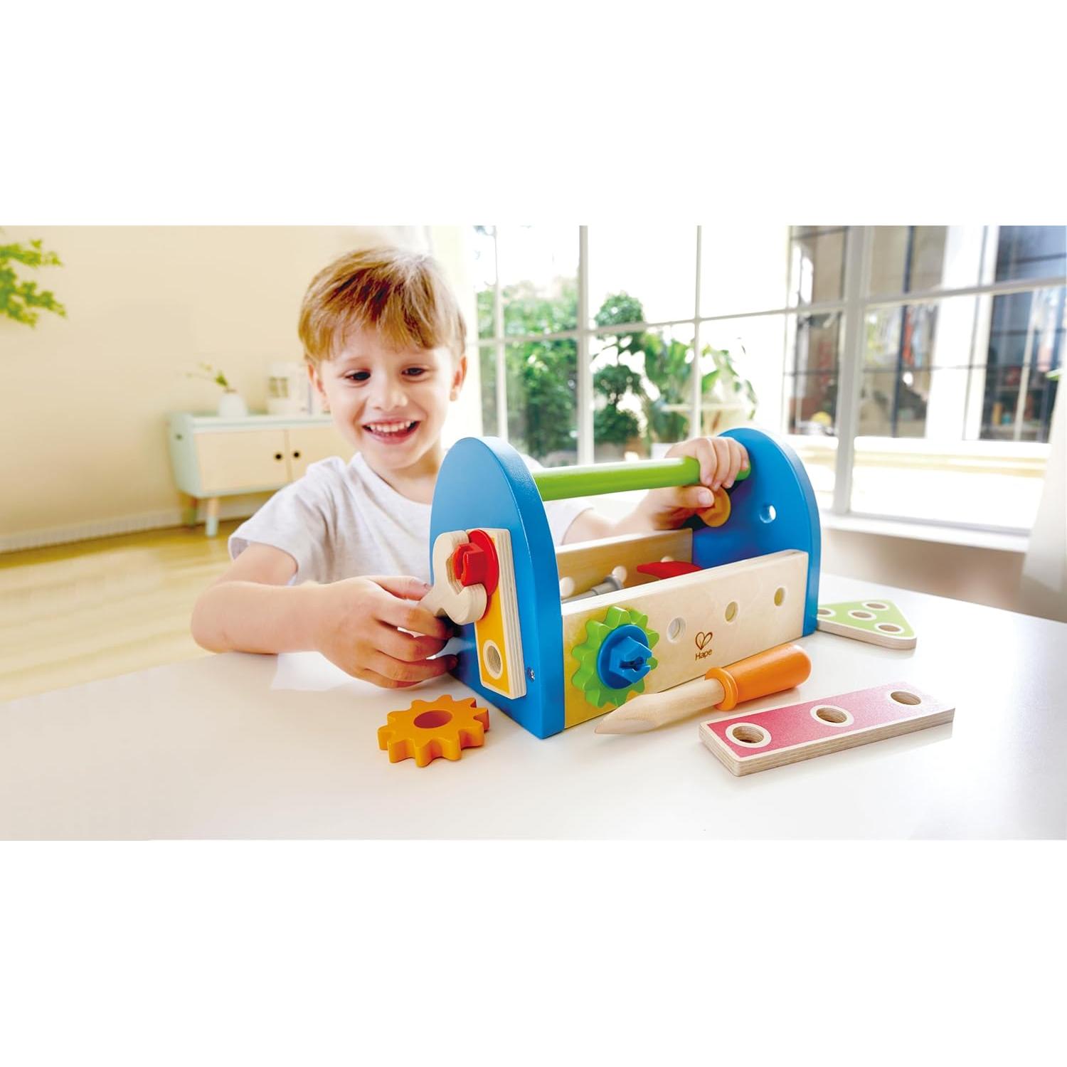 Caja de Herramientas Hape E3001 - Juguete 30 Piezas