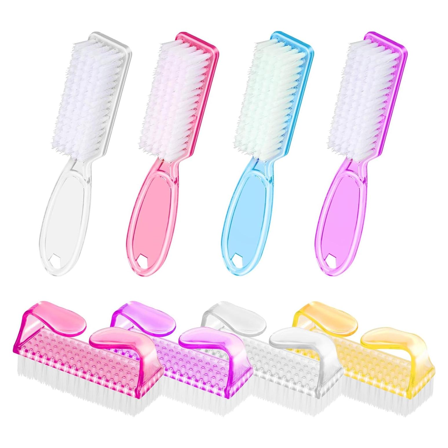 Kit de Cepillos de Uñas SQULIGT - 8 Piezas, Antideslizante