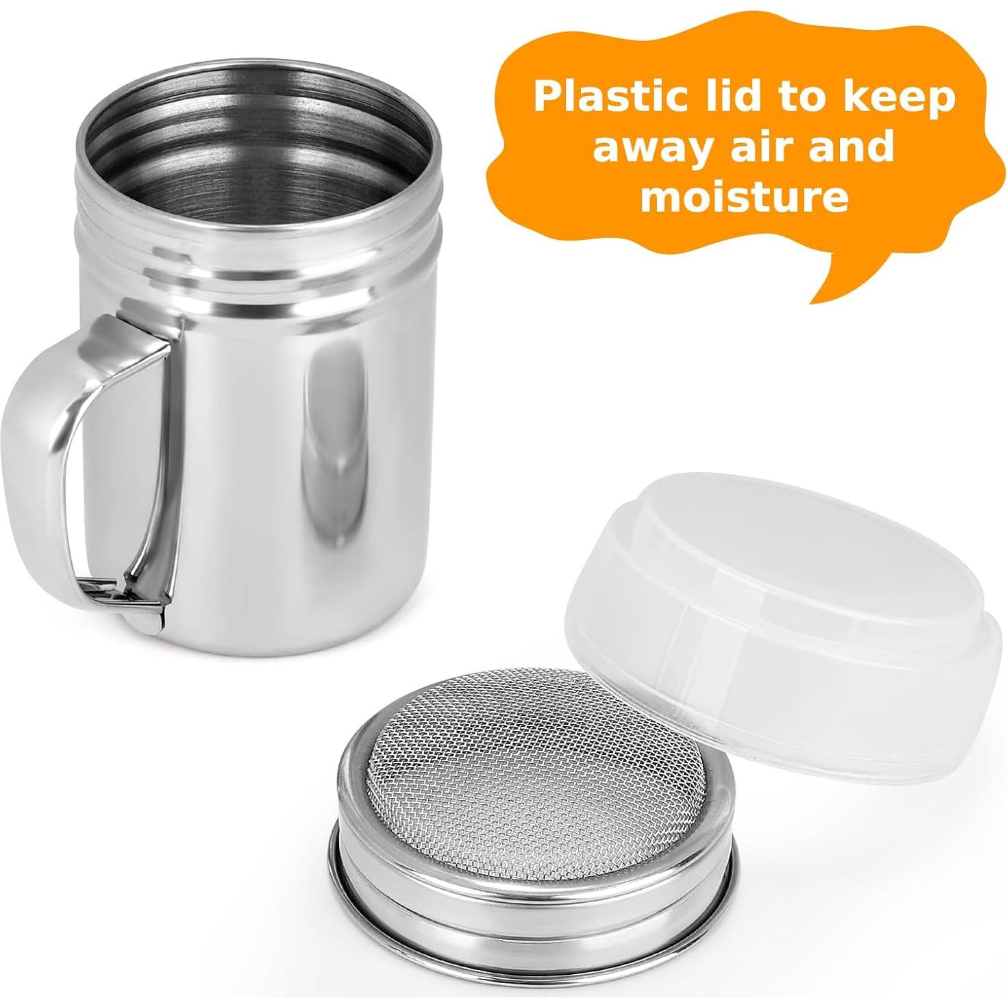 Shaker Duster de Azúcar en Polvo Accmor - Acero Inoxidable 198g