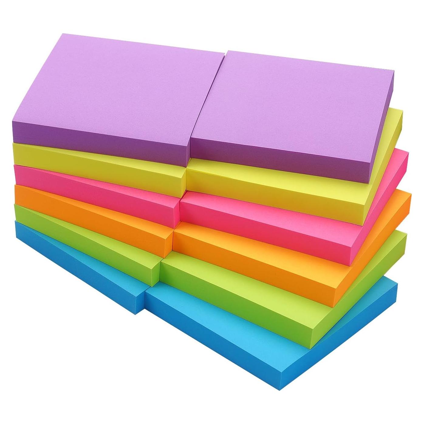 Notas Adhesivas Cuadradas Winner Aura 7.6x7.6 cm 12 Pzs