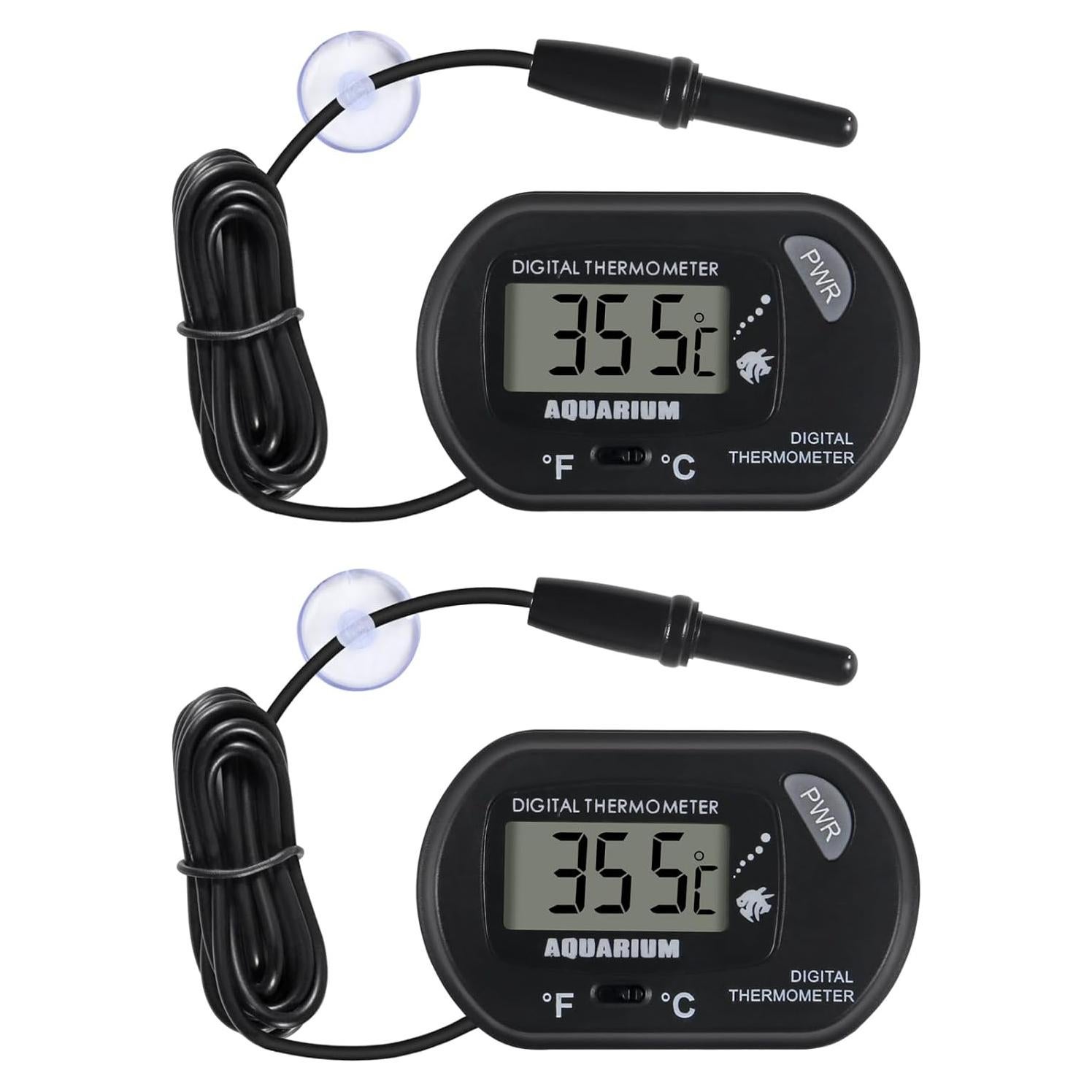 Termómetro Digital para Acuario DWEII ST-3 2Pack LCD Preciso