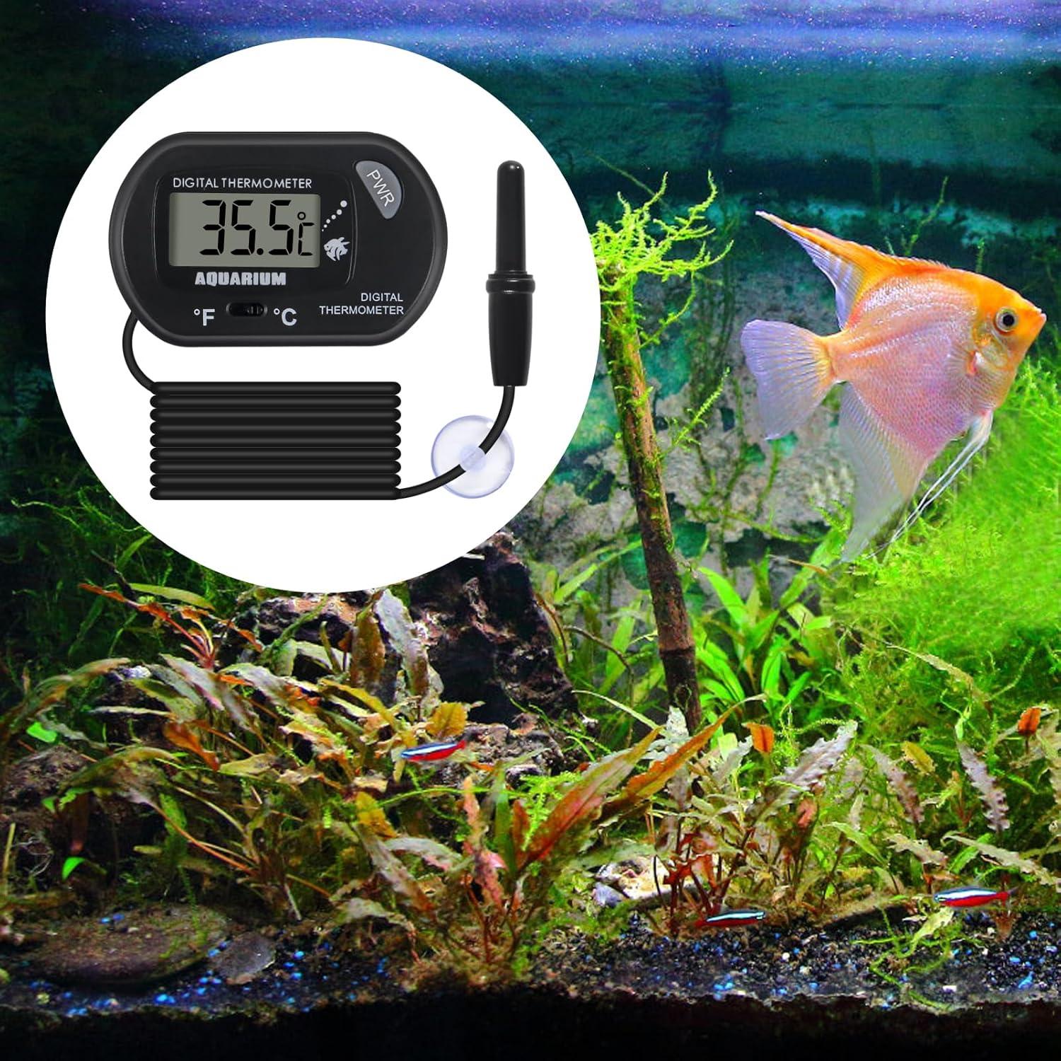 Termómetro Digital para Acuario DWEII ST-3 2Pack LCD Preciso