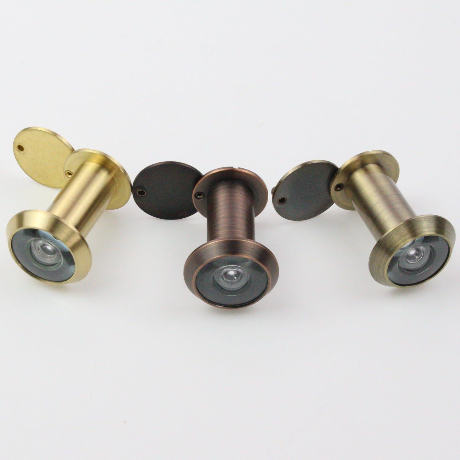 Mirilla de Puerta Earl Diamond Bronce Antiguo 200 Grados