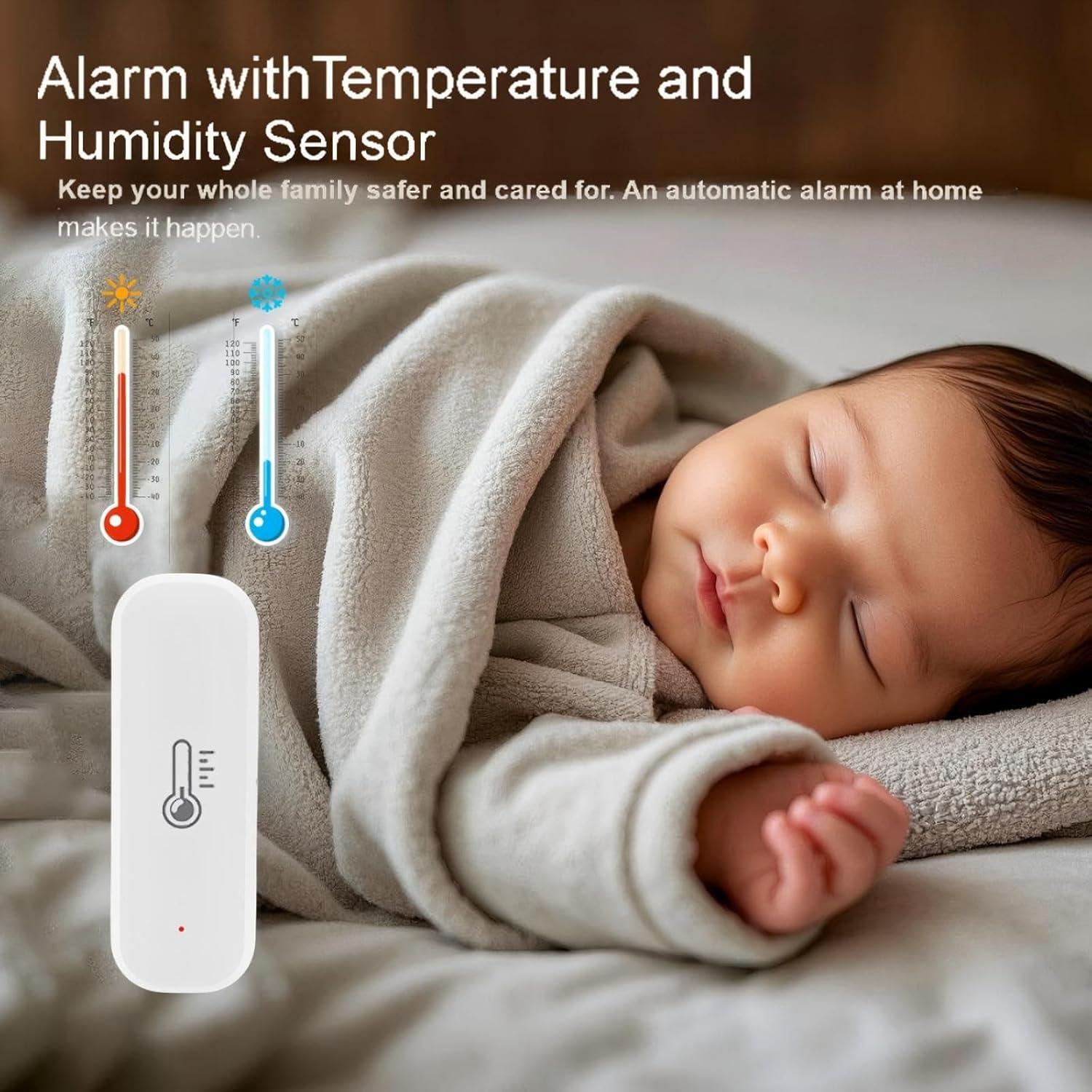 Sensor de Temperatura y Humedad WiFi Sanofuturion WHWSD01