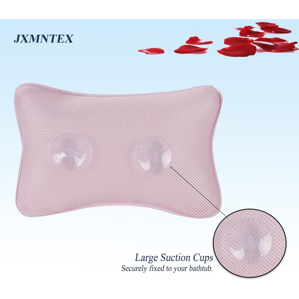 Almohada de Baño Antideslizante CHANGZHOU Rosa con Ventosas
