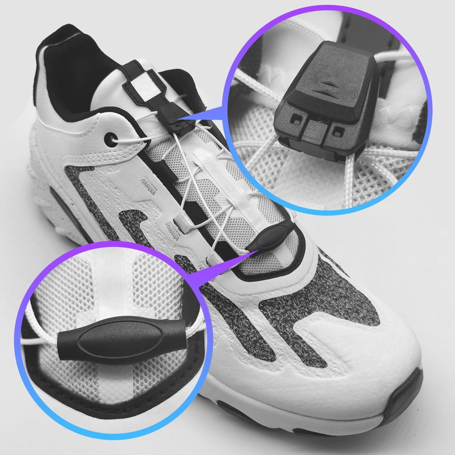 Cintas de Zapato Finas Salomon 1.5mm Negras Sin Atar