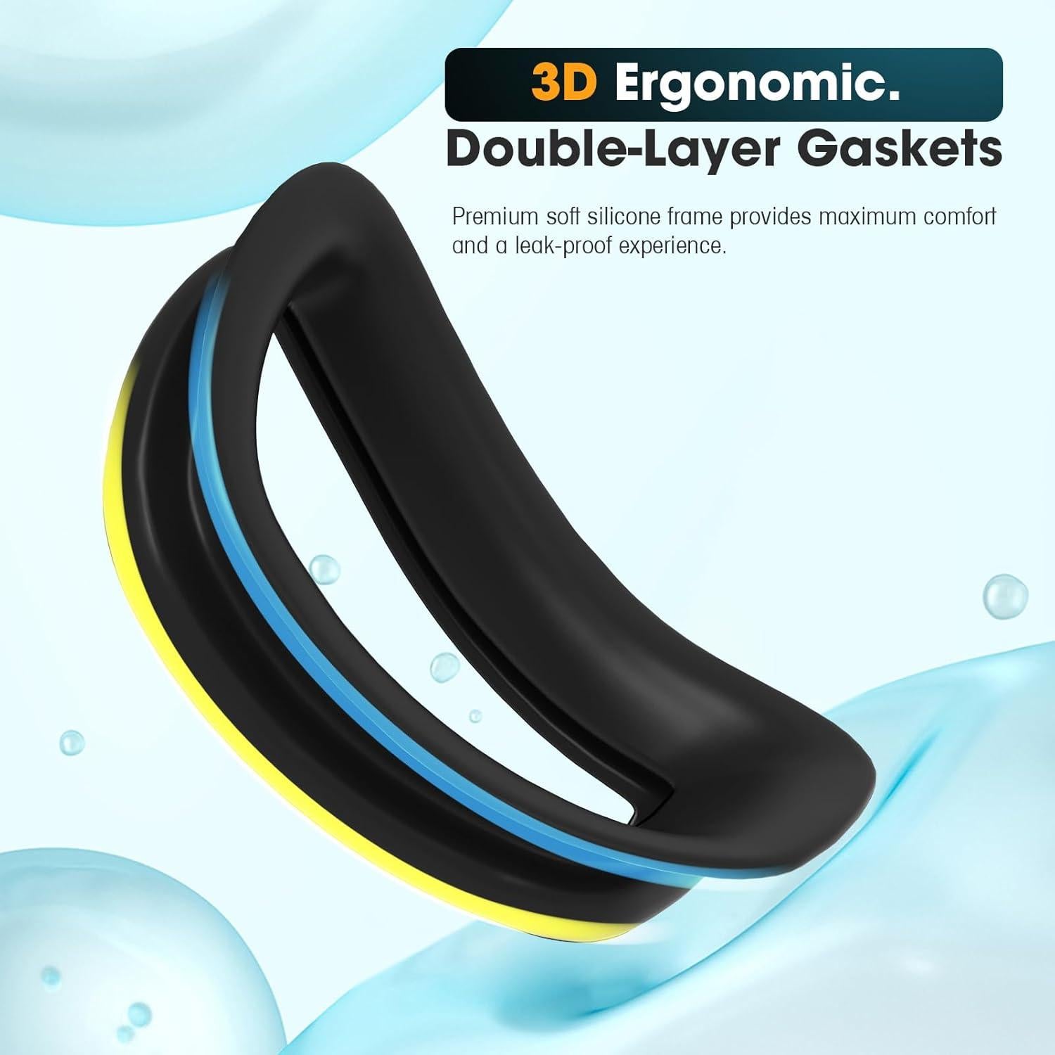 Gafas de Natación Braylin 2-Pack Antivaho Sin Fugas