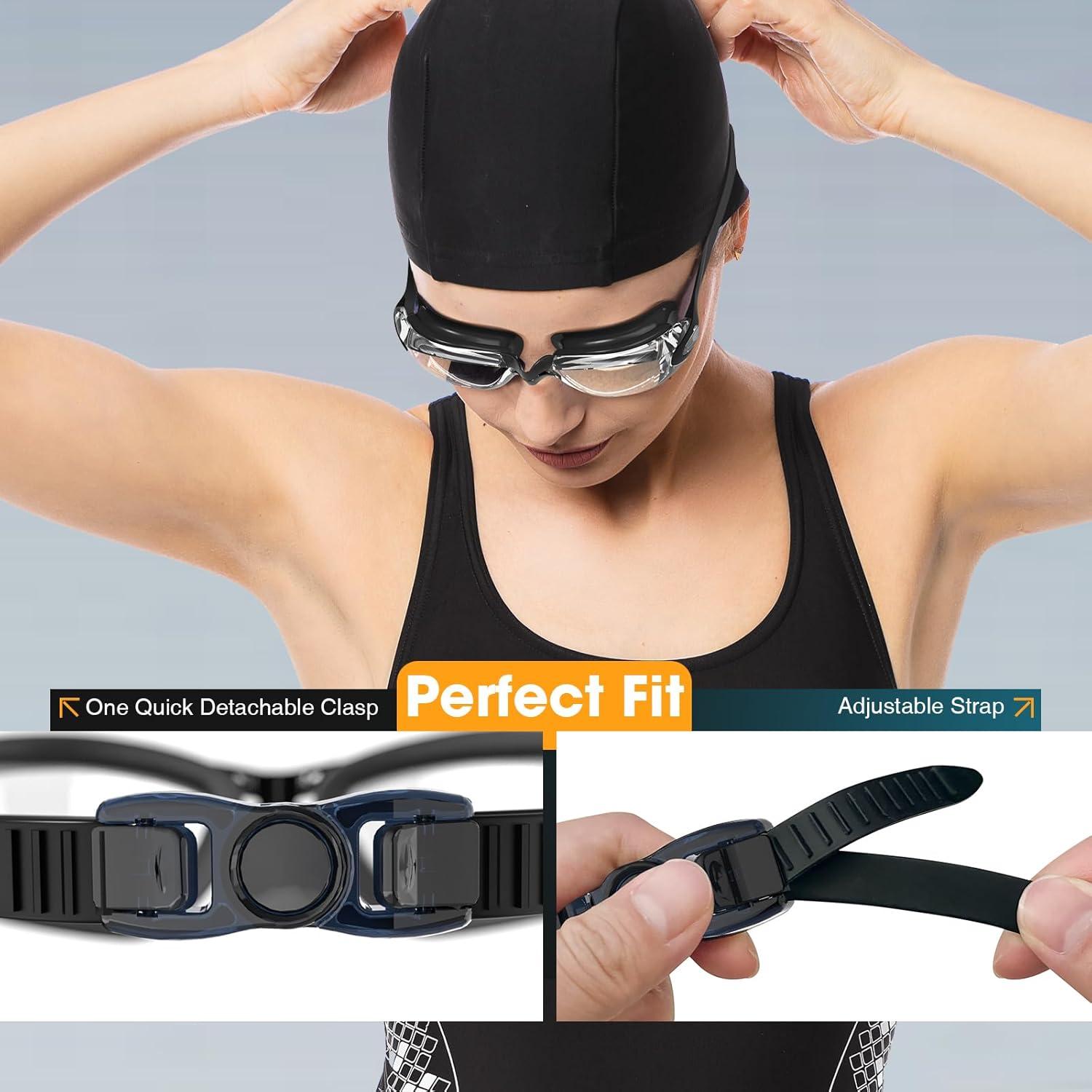 Gafas de Natación Braylin 2-Pack Antivaho Sin Fugas