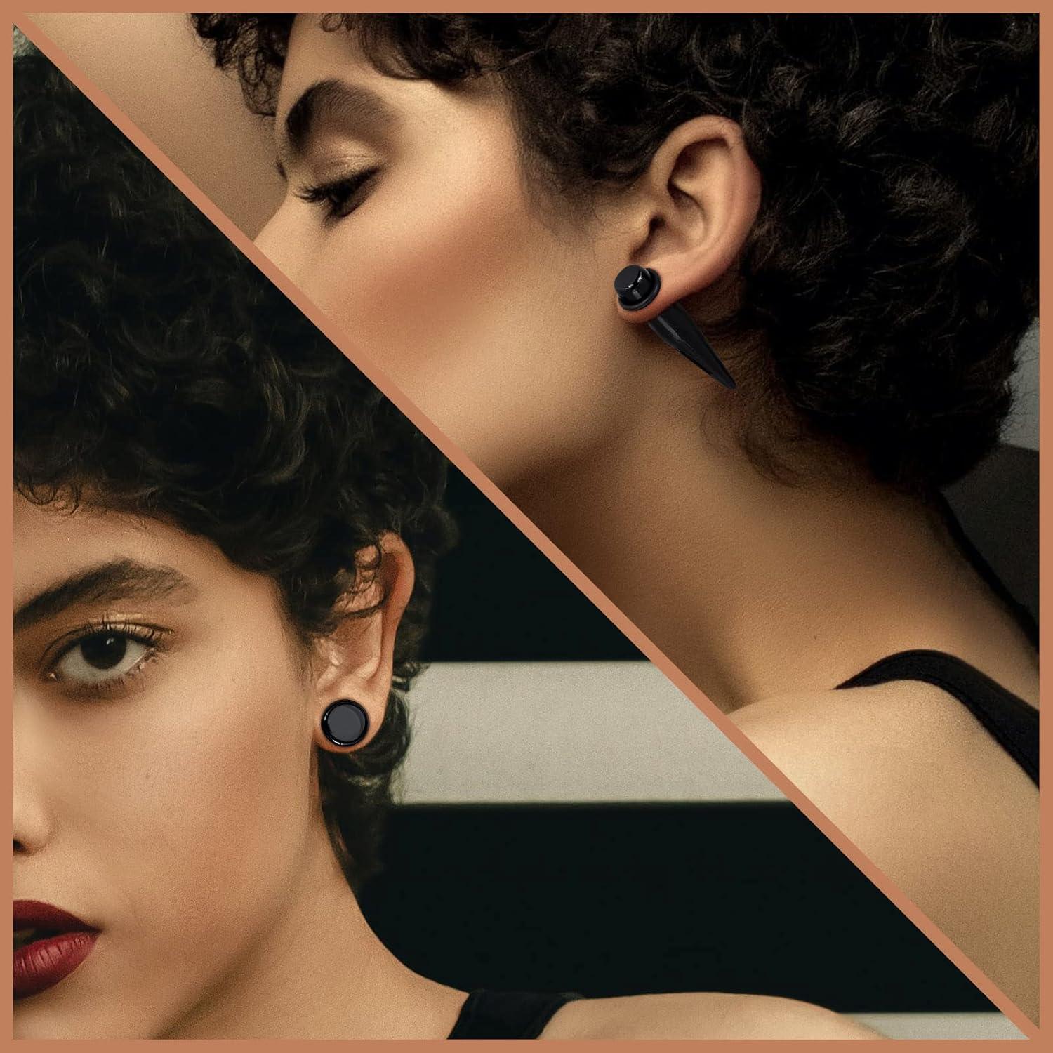 Kit de Estiramiento de Orejas Longbeauty 24 Piezas 00G-20mm