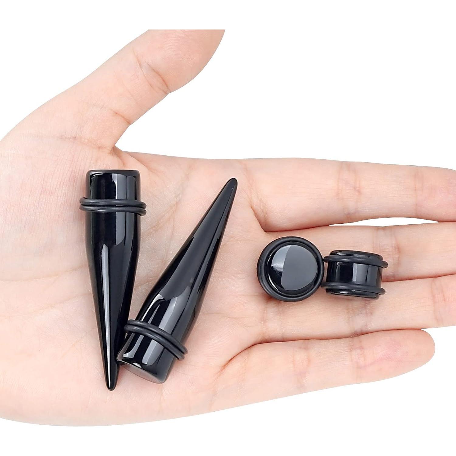 Kit de Estiramiento de Orejas Longbeauty 24 Piezas 00G-20mm