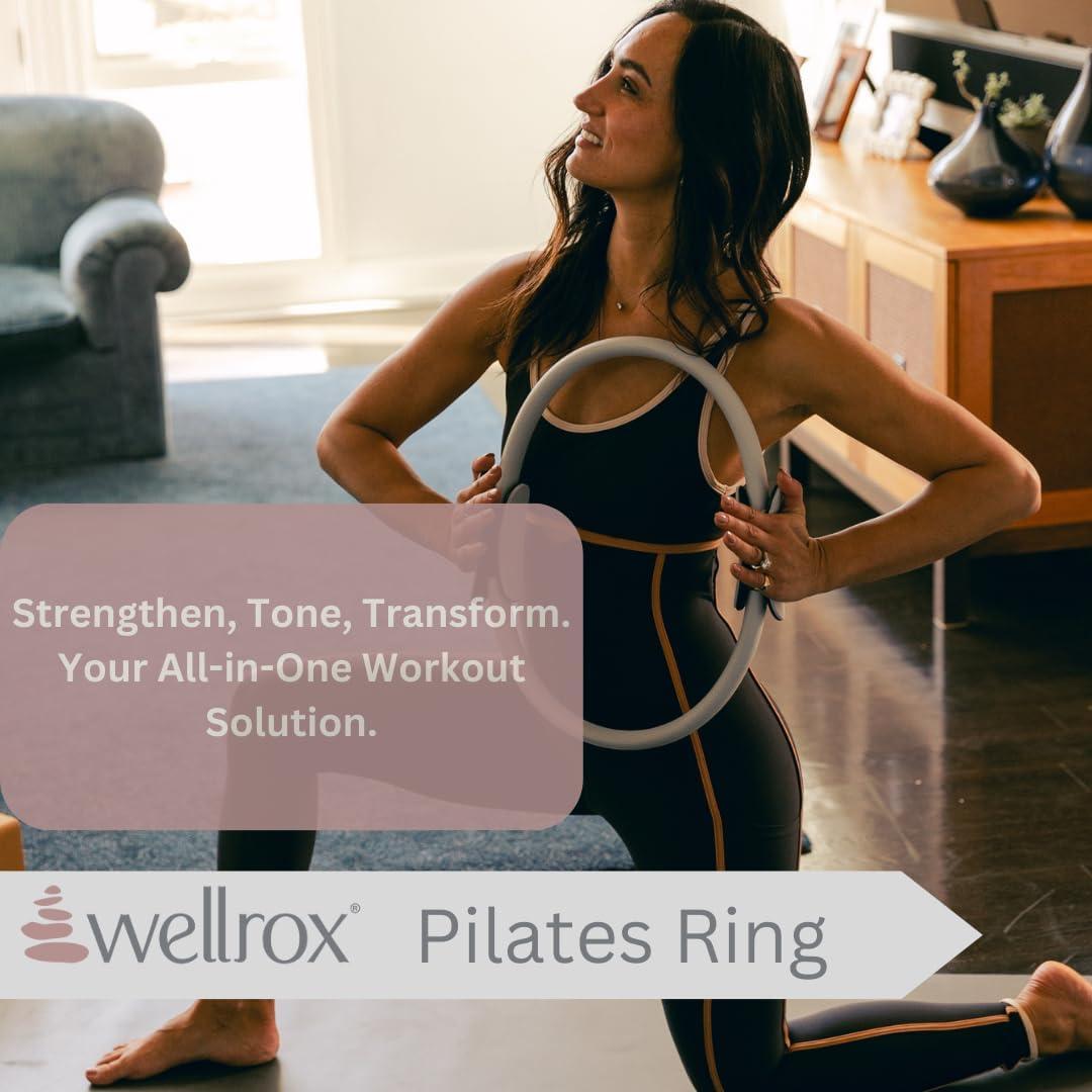 Anillo de Pilates Wellrox 38 cm + Bolsa de Transporte - Unisex