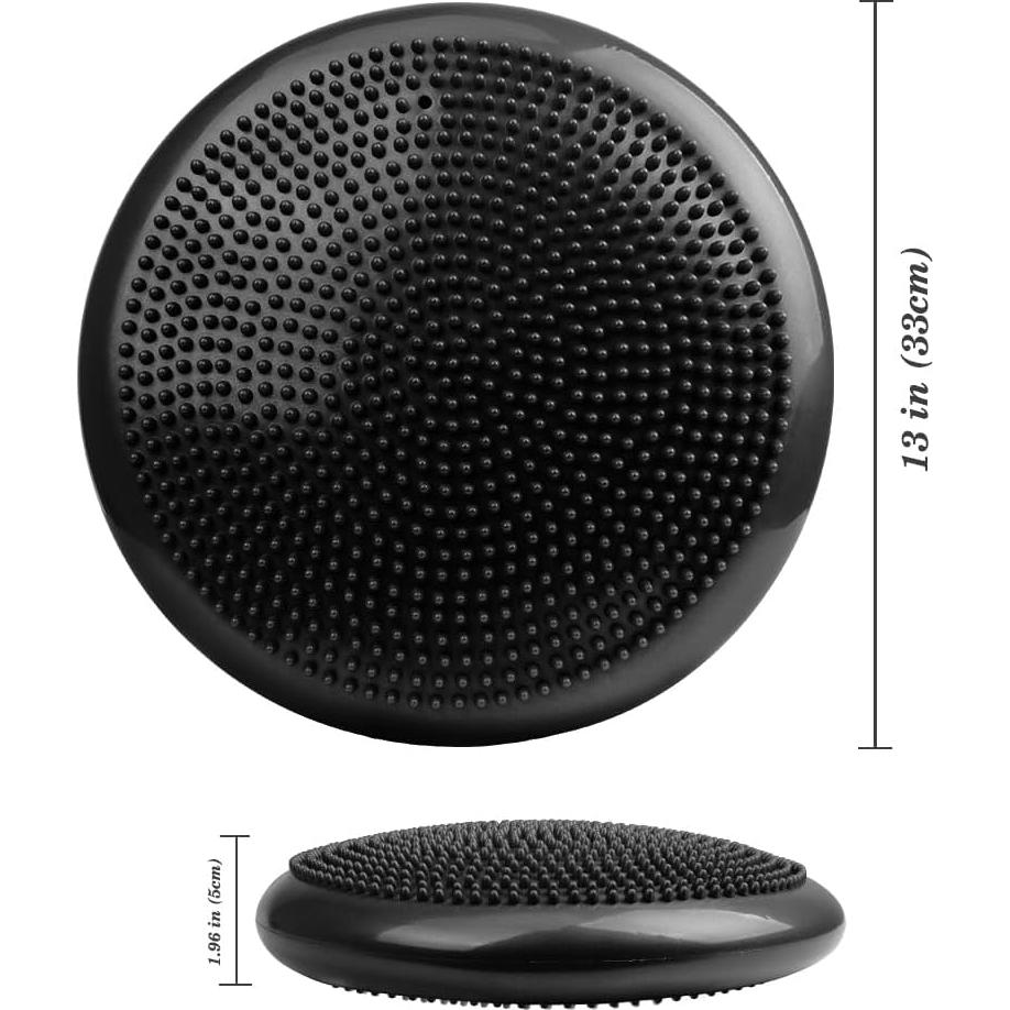 Cojín de Inestabilidad JBM 33cm con Bomba - Soporta 349kg