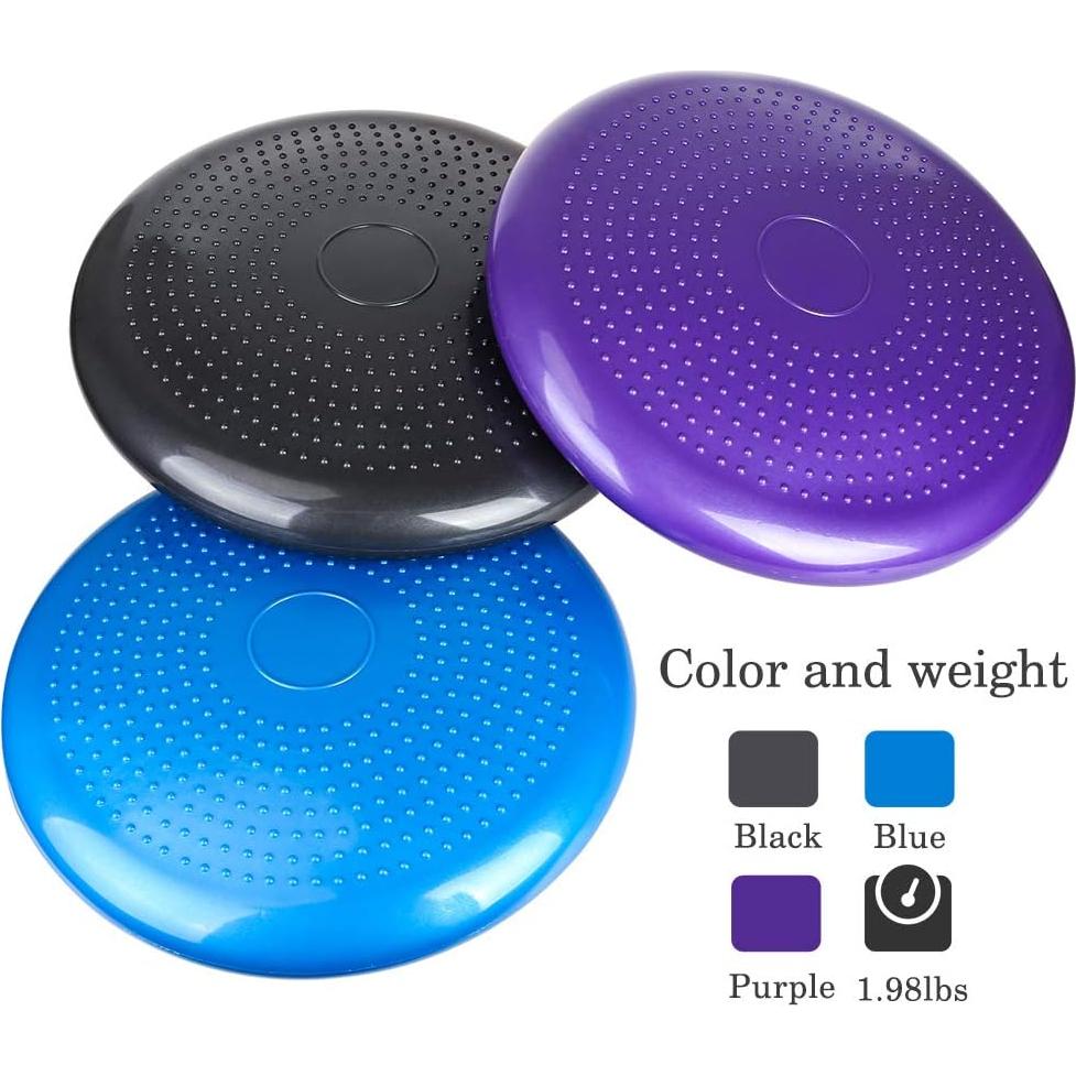 Cojín de Inestabilidad JBM 33cm con Bomba - Soporta 349kg