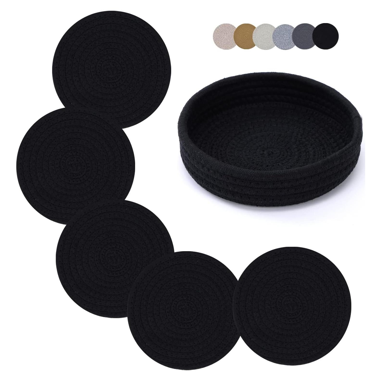 Trivets de Algodón Coga 7" Resistentes al Calor 5 Pcs