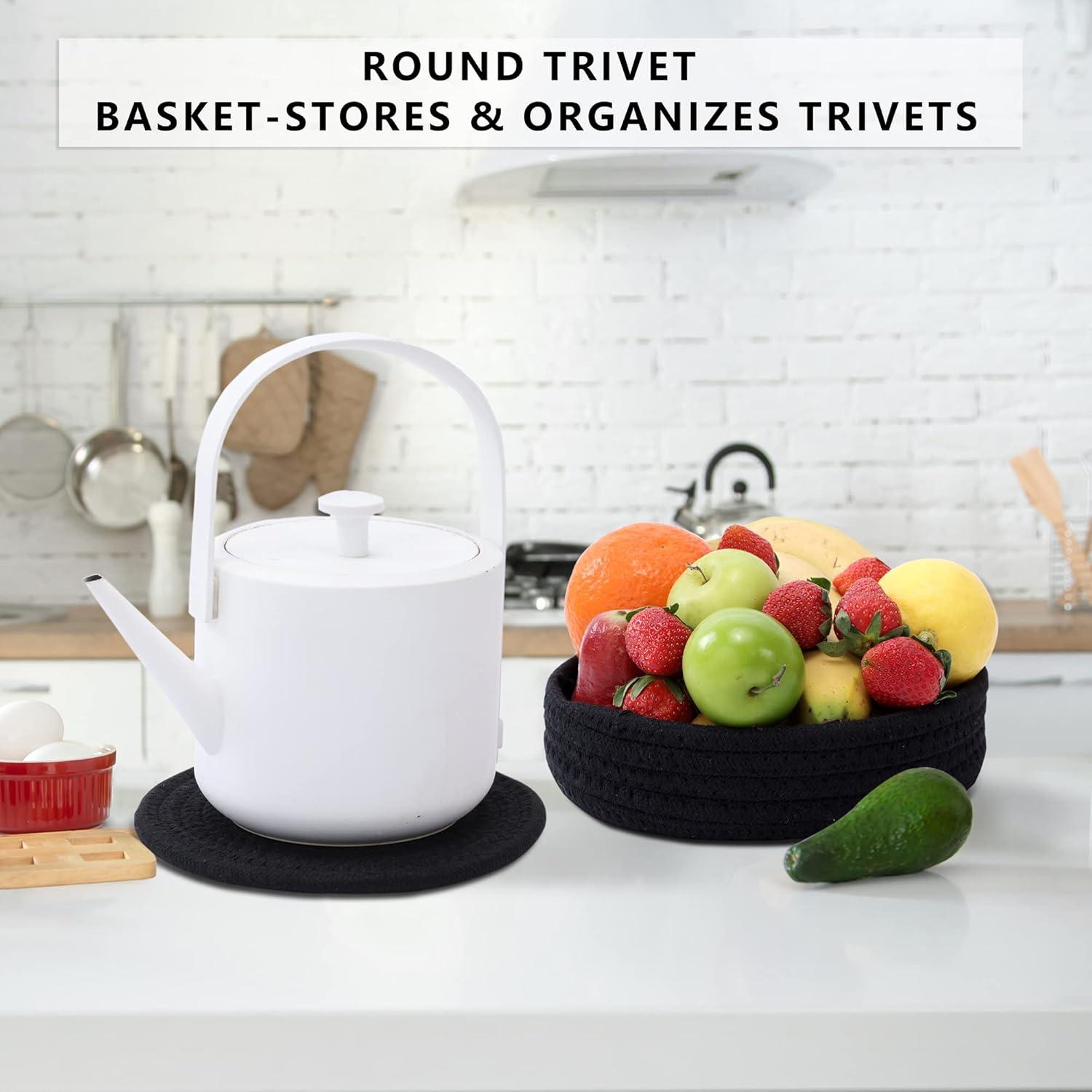 Trivets de Algodón Coga 7" Resistentes al Calor 5 Pcs