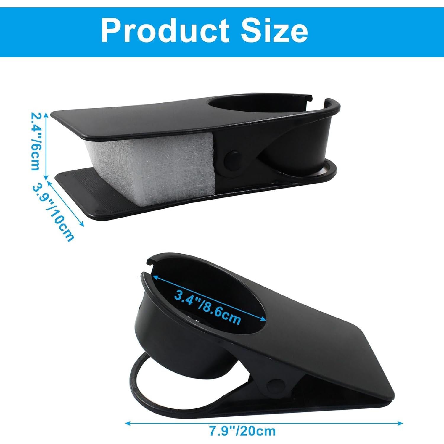 Soporte para Taza de Escritorio Jiozermi Negro Ajustable