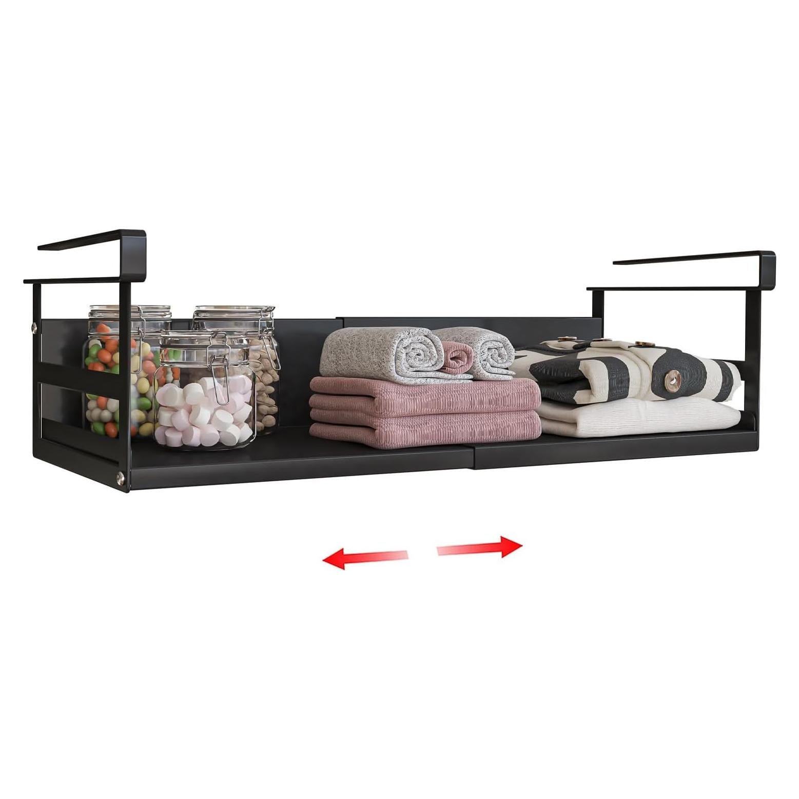 Organizador Expandible Bajo Gabinete SHINEWON Negro 1 Paquete