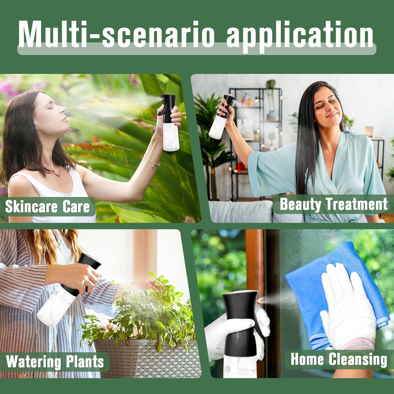 Botella de Spray para Cabello Fun Gift 200 ml Negro