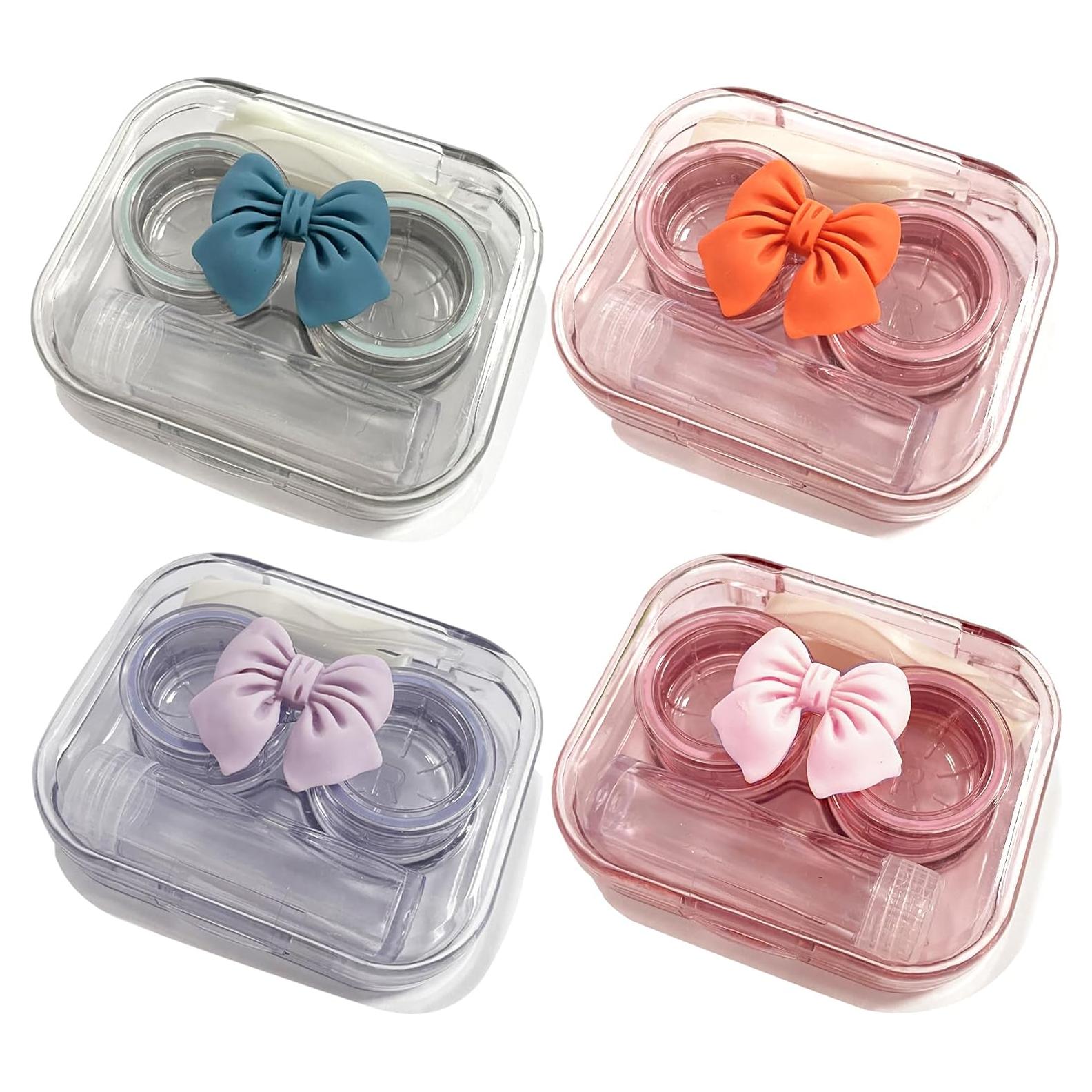 Estuche para Lentes de Contacto Howinn 4PCS - Viaje, Colorido, Compacto