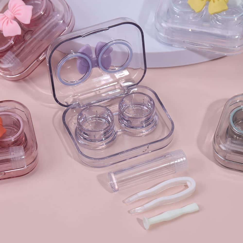 Estuche para Lentes de Contacto Howinn 4PCS - Viaje, Colorido, Compacto