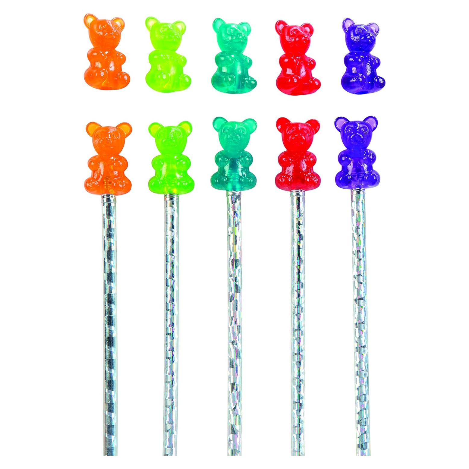 Toppers de Lápiz Aromatizados Osito de Goma Raymond Geddes - 24 Unidades