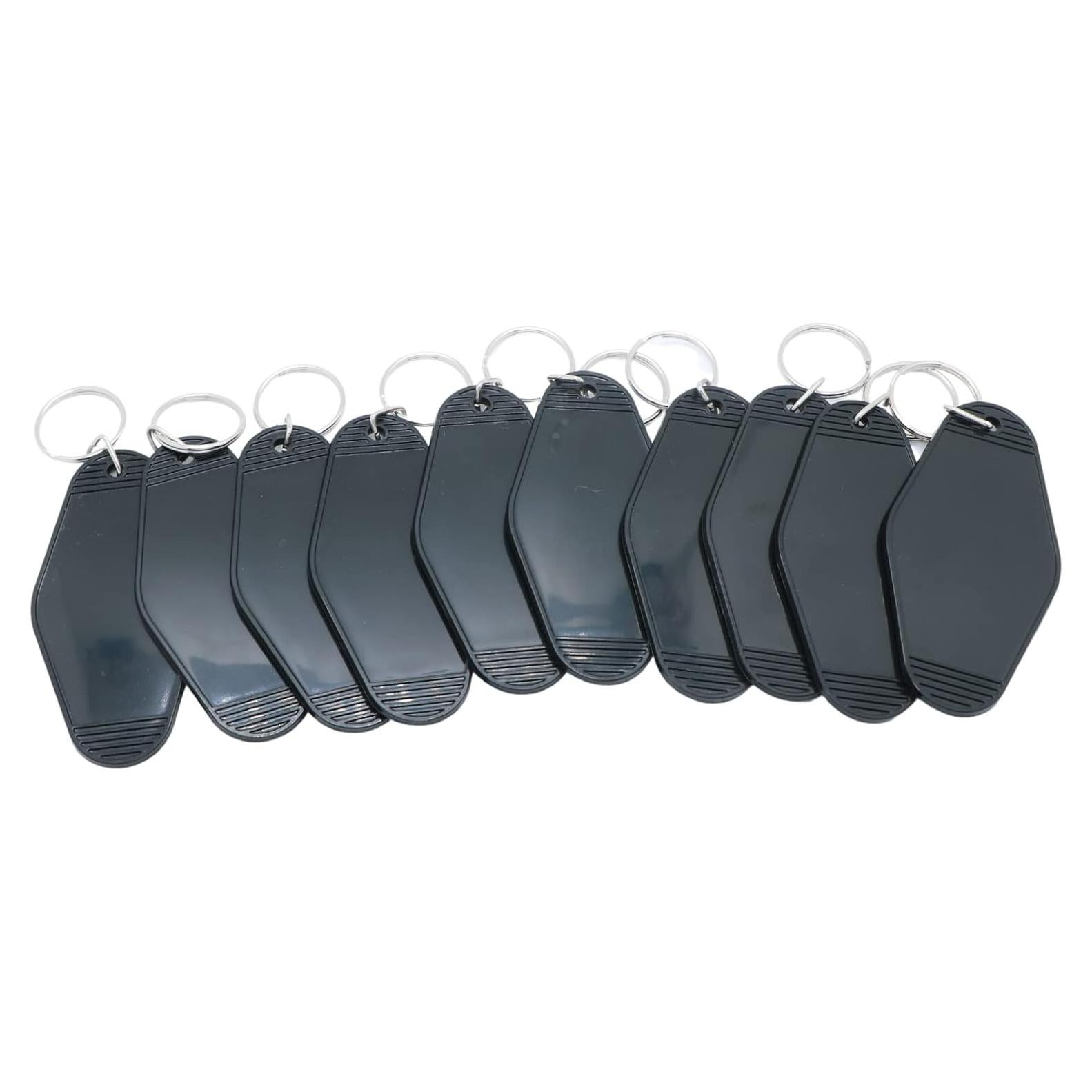 10 Llaveros Vintage en Blanco para Hotel Nwsrayu 8.89x4.45cm