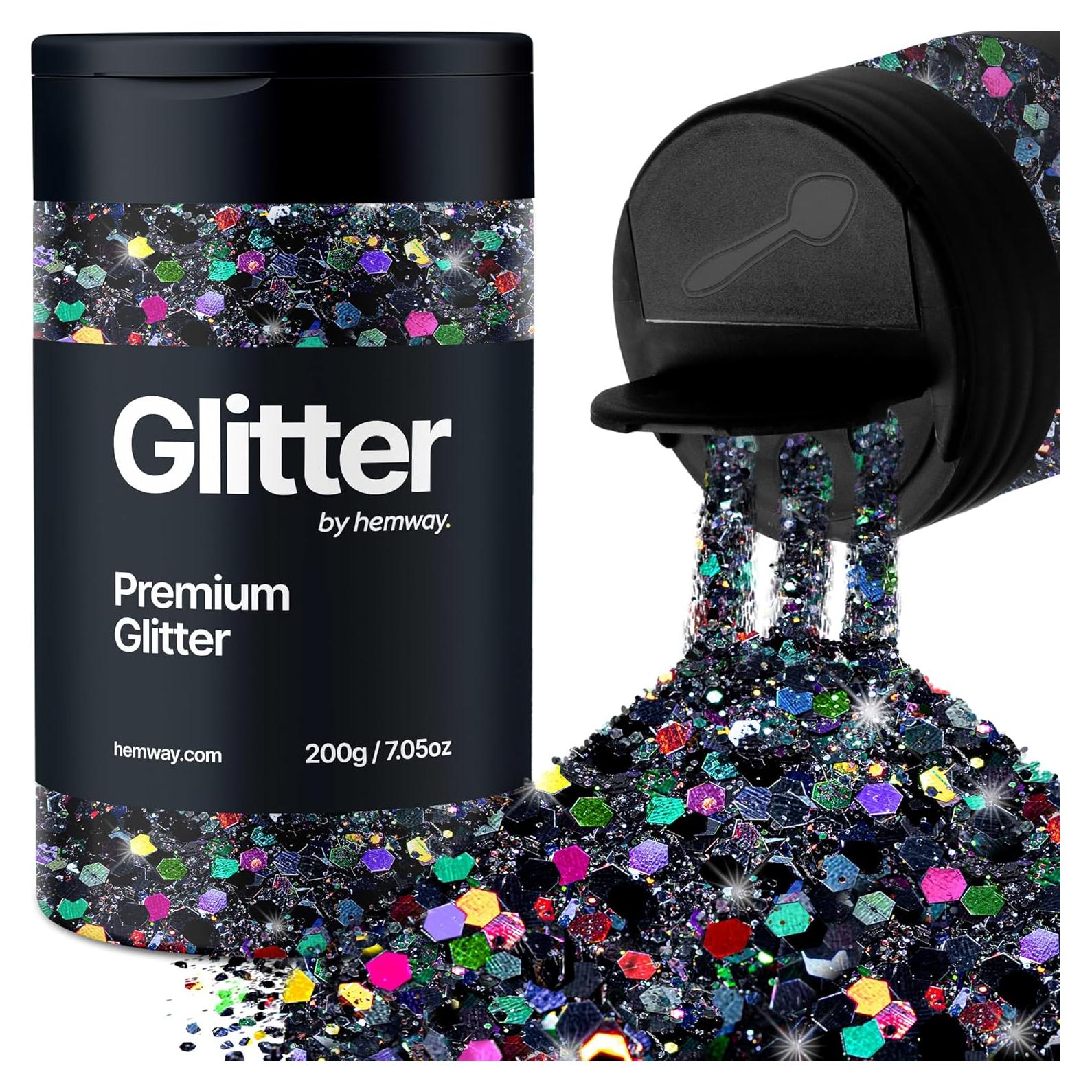 Glitter Holográfico Hemway 210g para Manualidades y Resina