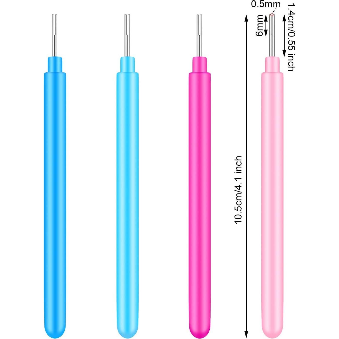 Herramientas de Papel Quilling WILLBOND 12 Piezas 4 Colores